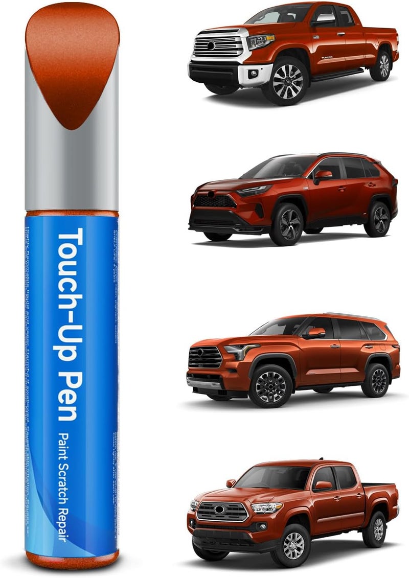 RSACET Touch Up Paint Compatible with Toyota Exact Match Touch Up Paint Car Scratch Repair (Inferno（4X0）) - Image 1
